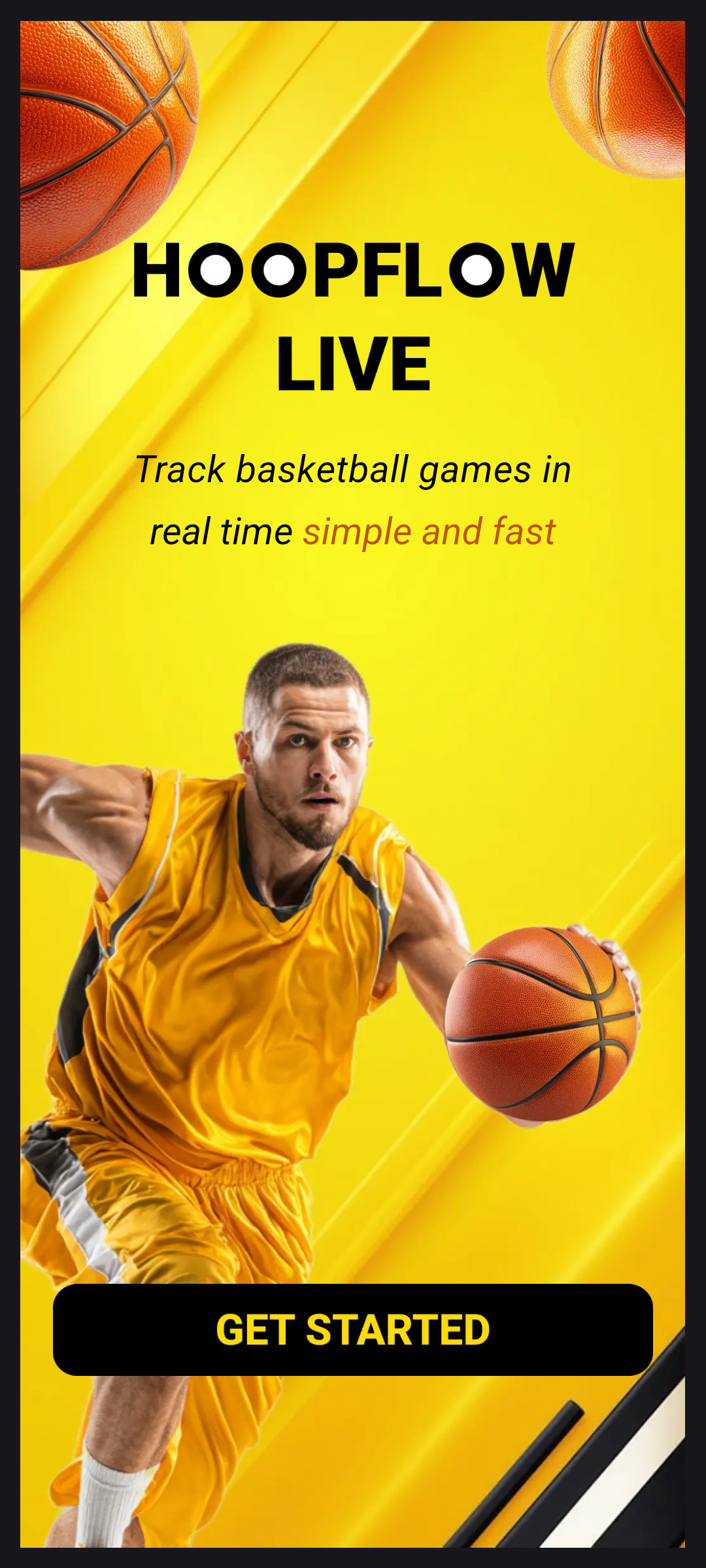 HoopFlow Live App Screenshot